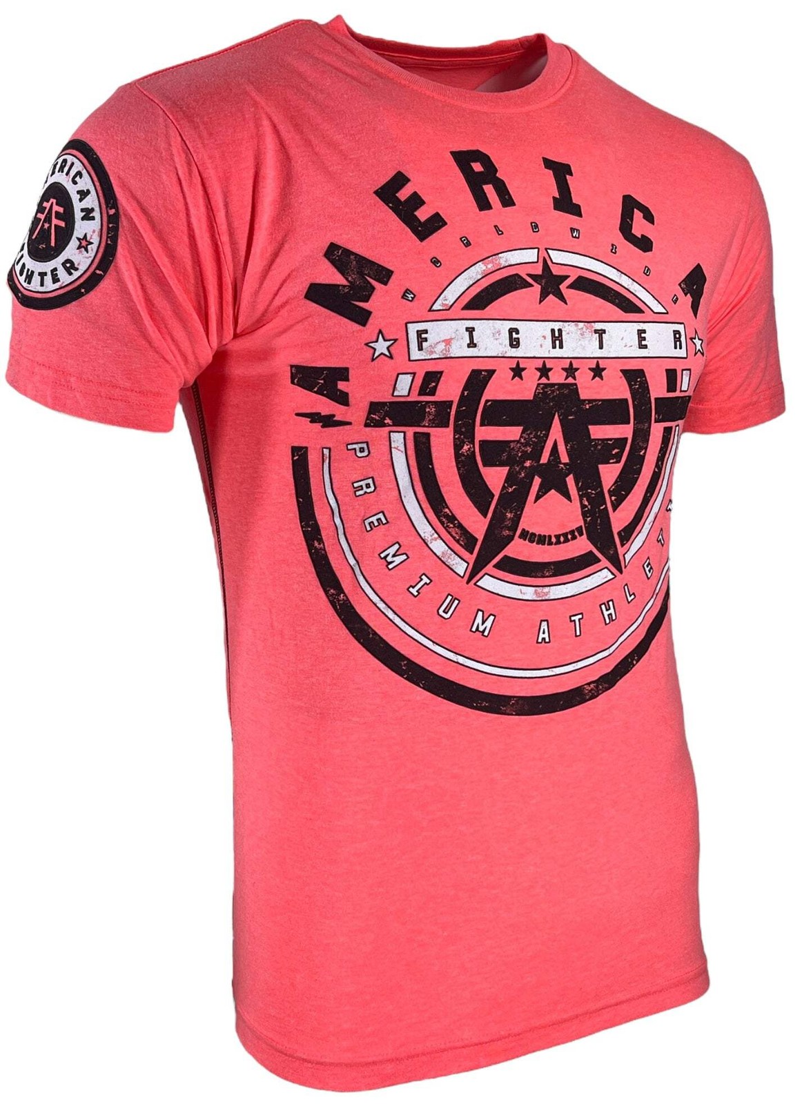 American Fighter Men’s T-shirt GALLOWAY Athletic MMA Pink XS-4XL