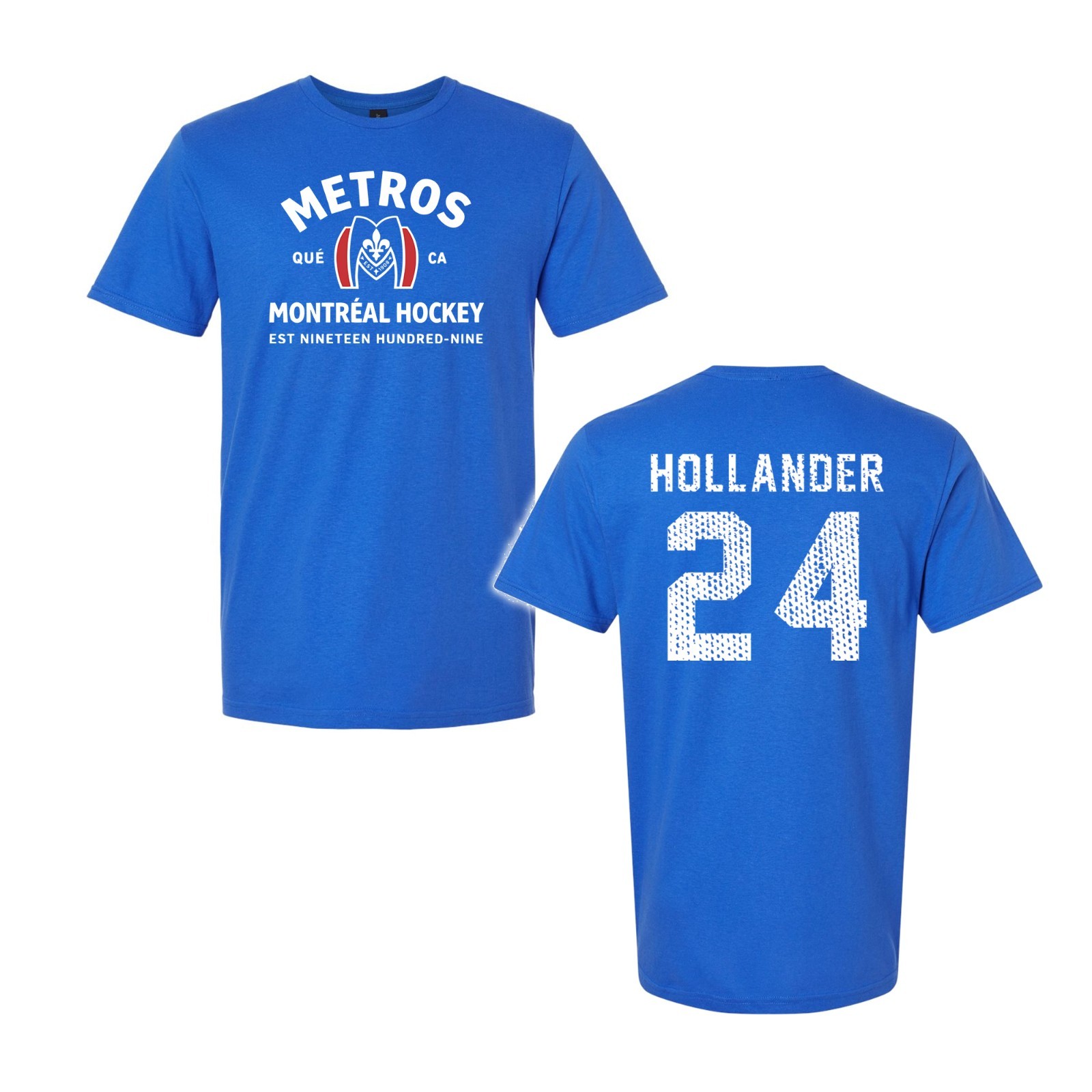 Montreal Metros – Hollander 24 Hockey Jersey – Heated Rivals Xs-6x T-shirt