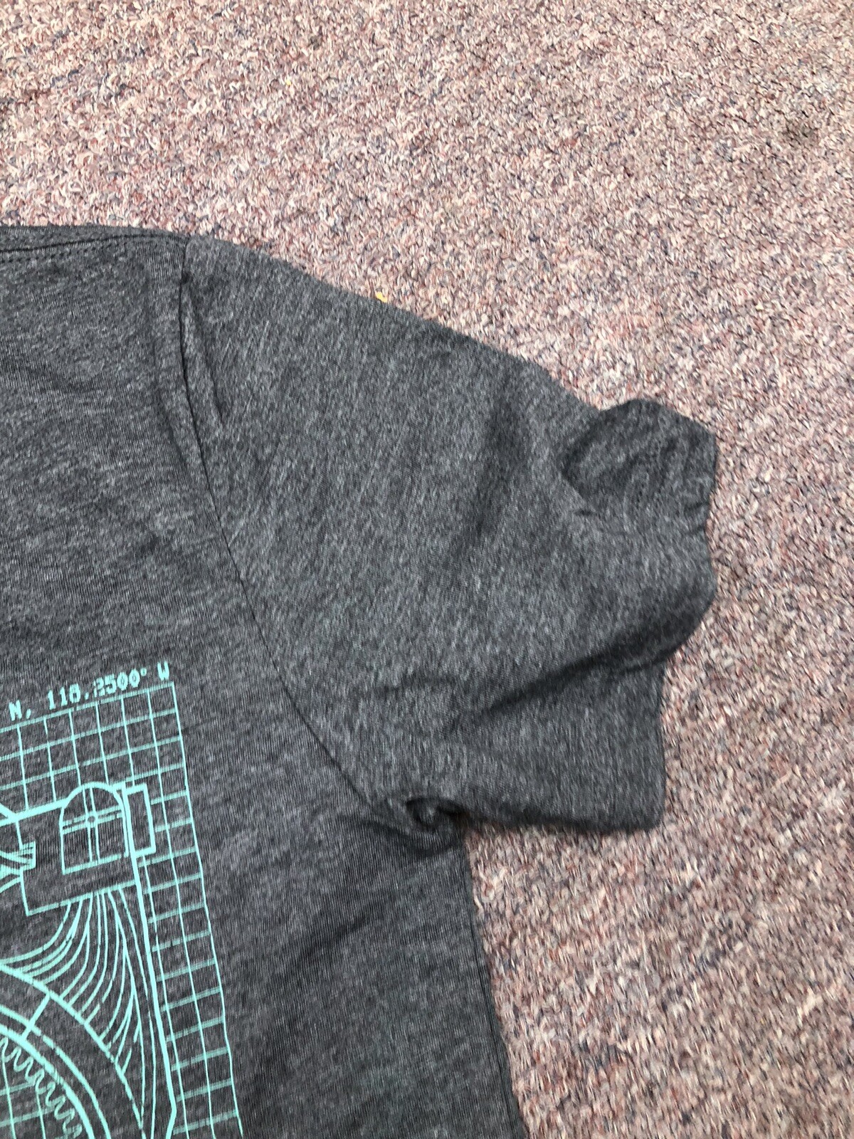Bella + Canvas Unisex T Shirt Small Jersey Tee Shirt Blade Runner Gray