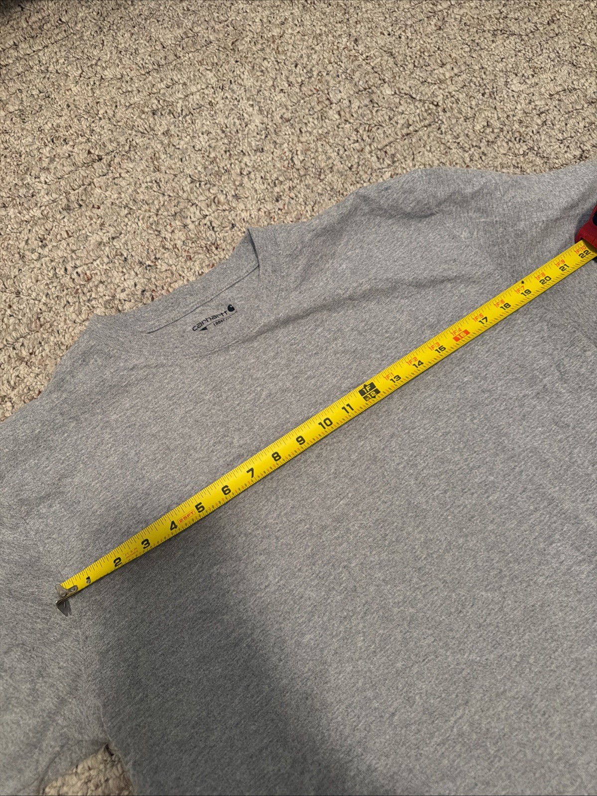 Carhartt Men’s Loose Fit Long-Sleeve Shirt Size Large Gray