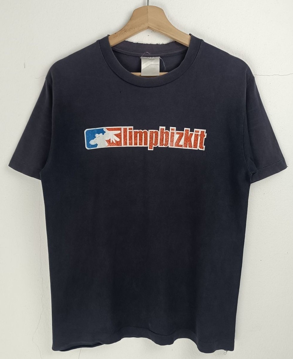 Limp.Bizkit band 90s Logo Rare Design Basic Black Unisex T shirt 23D1396