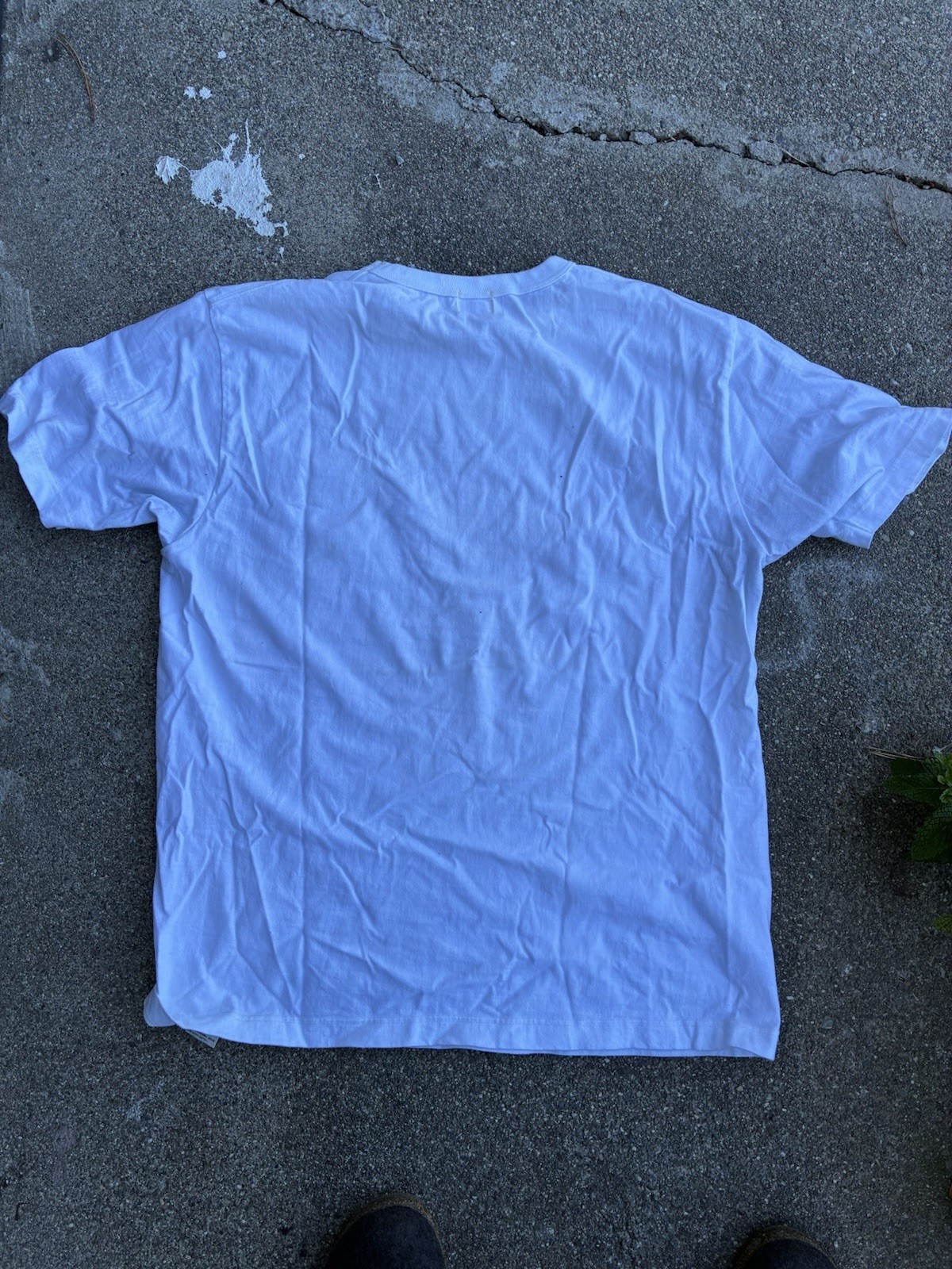 Whitesville Loopwheel T-Shirt White Size XL