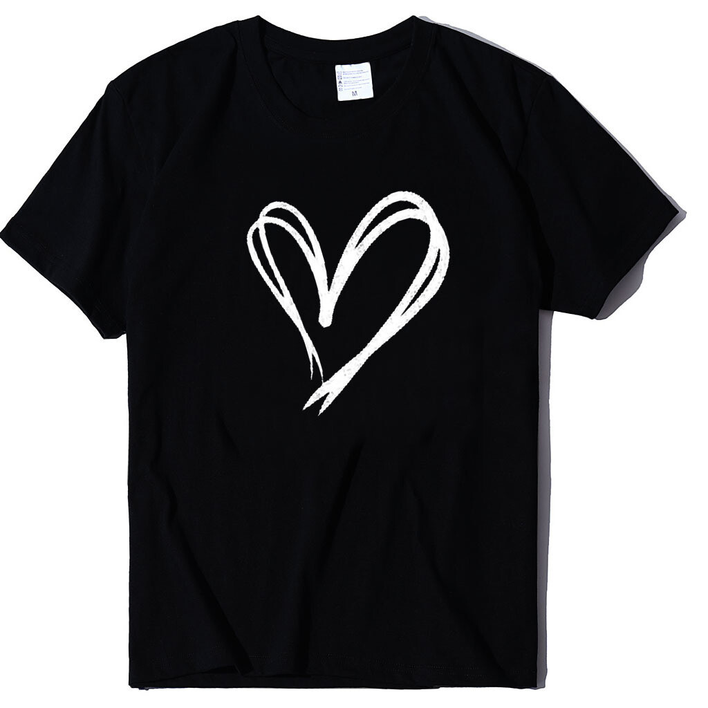 Love Sweet Heart T Shirt Tee Couples Graphics Sweet Birthday Anniversary Gift