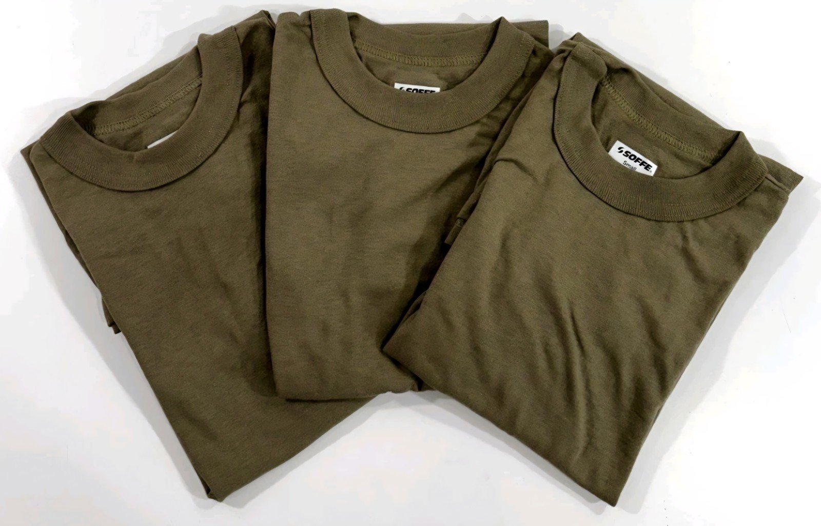 NEW XL Soffe 50/50 Military US Army USAF/T-Shirt Undershirt 3-Pack – OCP Tan 499