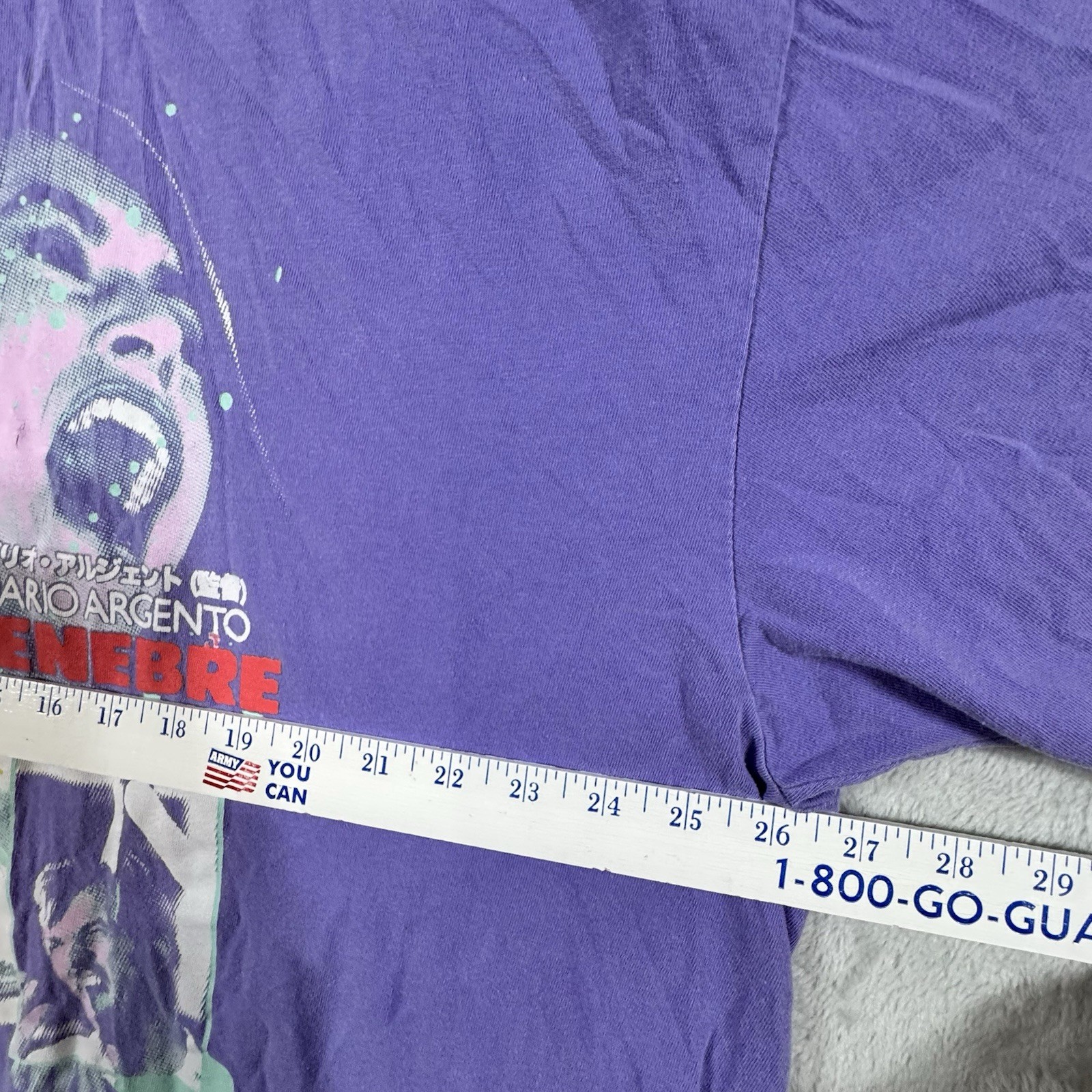 Rucking Fotten TENEBRE Terror Beyond Belief Horror Movie Shirt 3XL Dario Argento