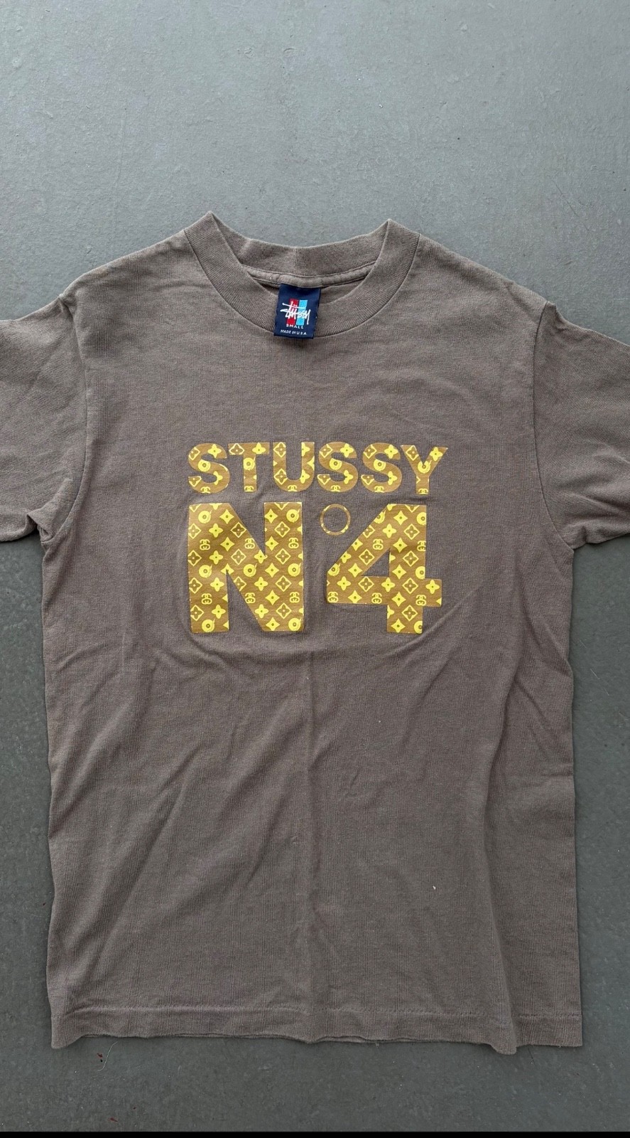 stussy LV monogram bootleg tee 2001