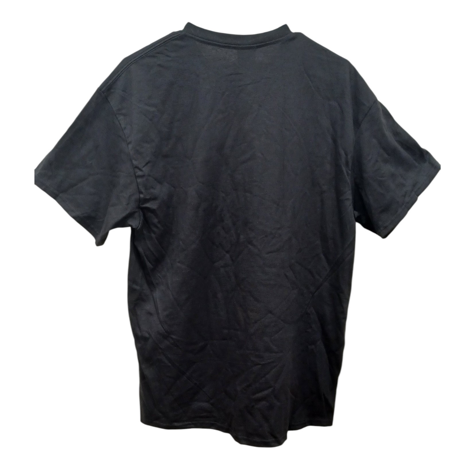5 PK Delta Magnum Weight Black Pocket T-Shirts Adult Large Preshrunk Cotton