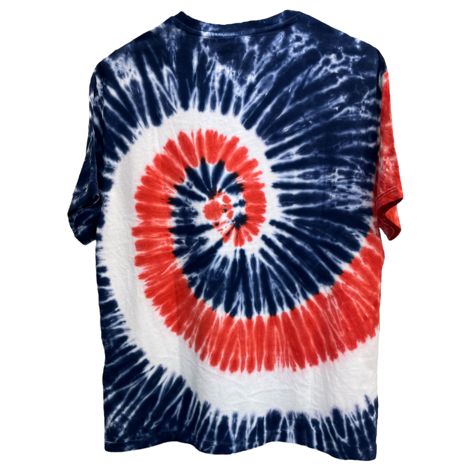 Polo Ralph Lauren Short Sleeve Tee Red White Blue Tie Dye Cotton T-Shirt $69