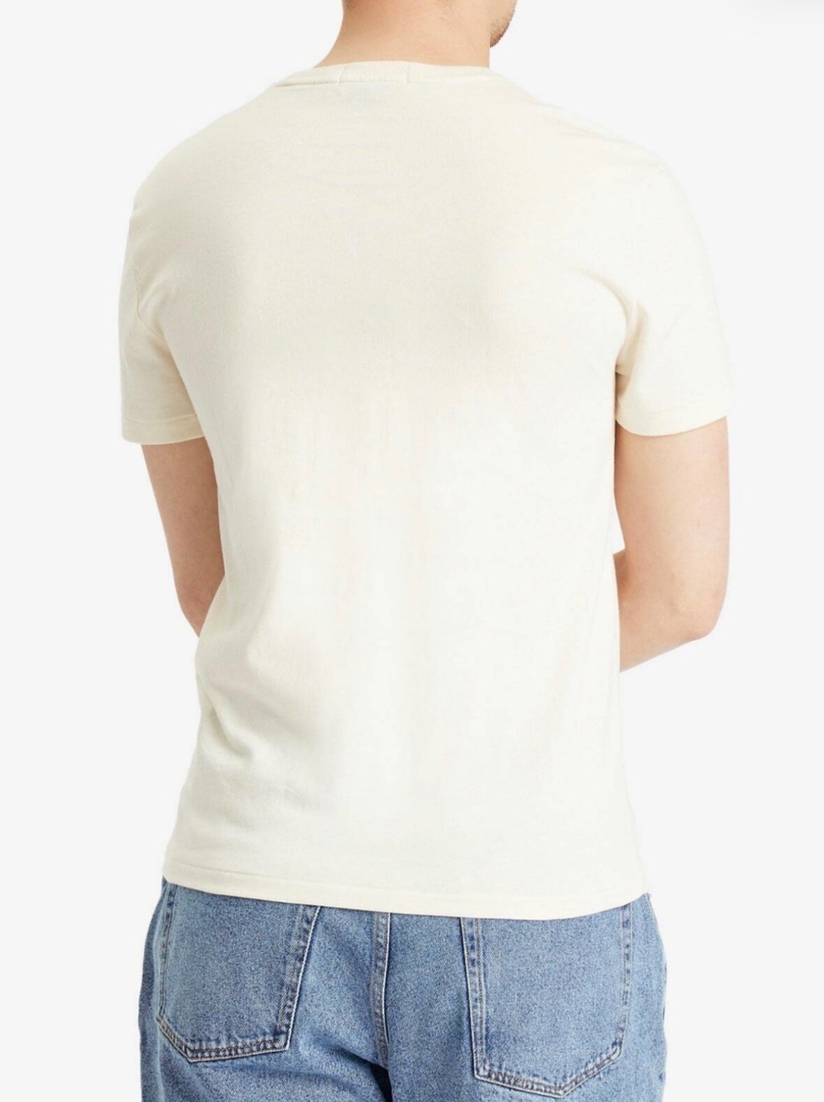 NWT Polo Ralph Lauren Tan LIGHTHOUSE COASTAL BEAR Slim Fit Short Sleeve T Shirt