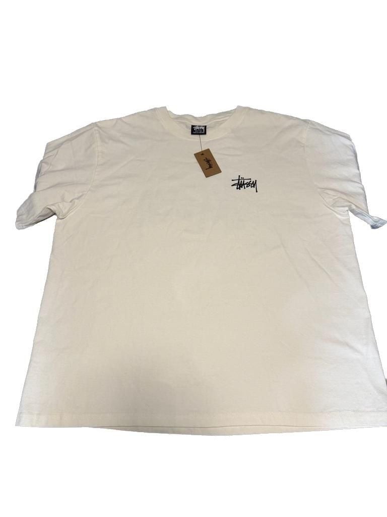 Stussy Basic Pigment Dyed T-Shirt in Natural