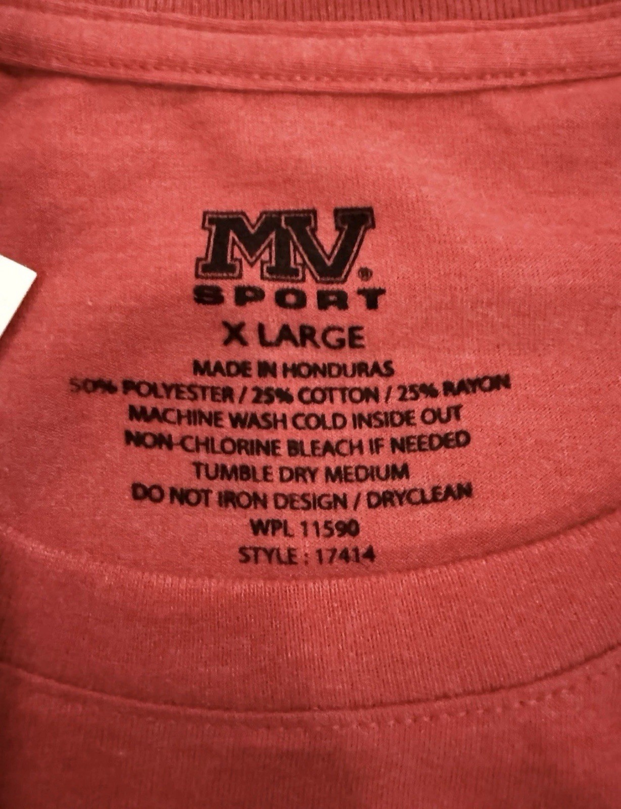 USMC “United States Marines 1775” Red T-Shirt – Size XL – by MV Sport – NWT!