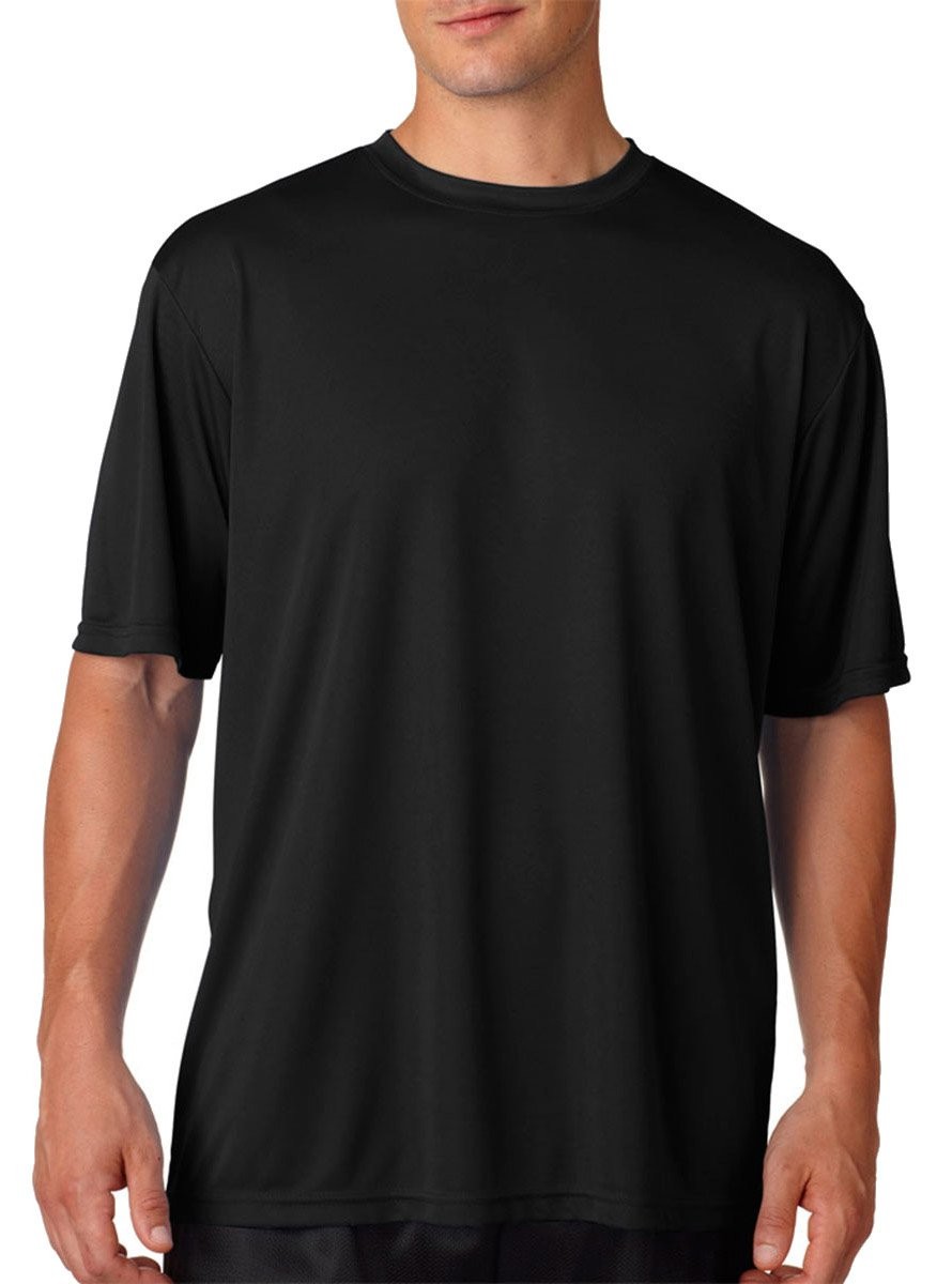 Men’s Short-Sleeve Cooling Performance Crew N3142 Black XL