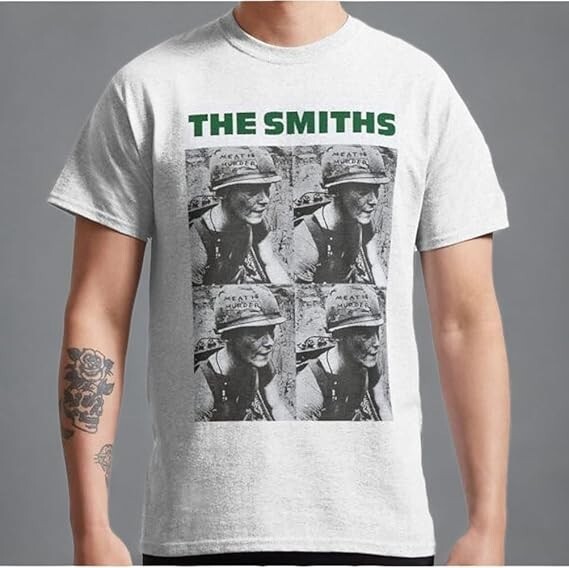 The Smiths ‘Meat is Murder’ Album T-shirt, Heavy Cotton T-shirt, Size S to 5XL