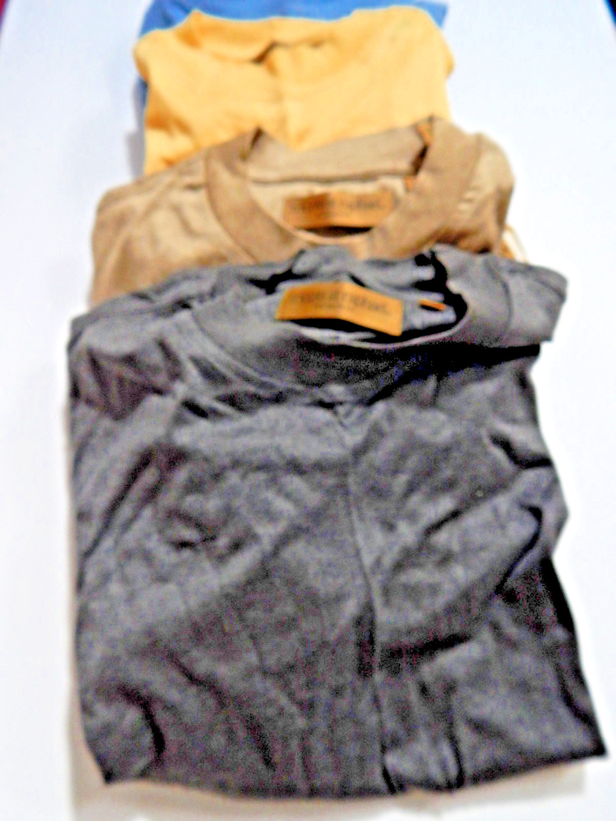 Lot of 4 Tricots St Raphael Mercerized Cotton Crewneck T-Shirts – SMALL – NEW