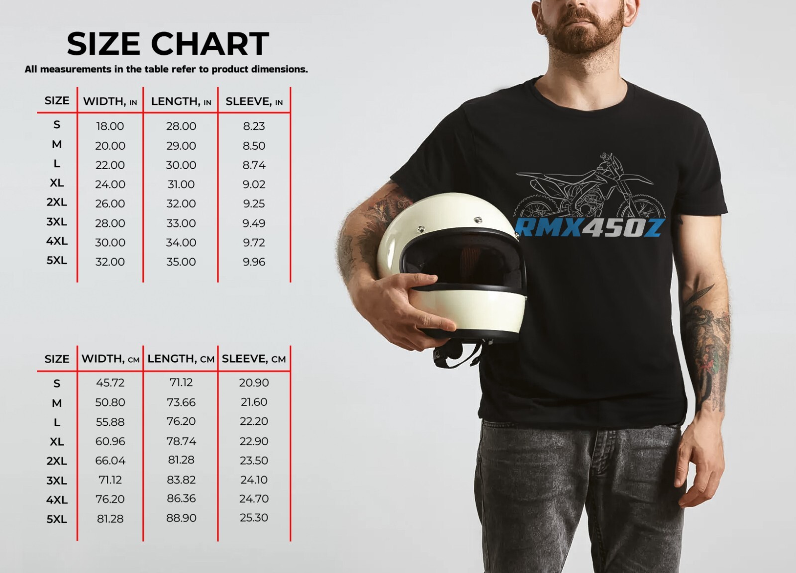 Suzuki RMX450Z 2010-2019 – Motorcycle T-Shirt for Riders