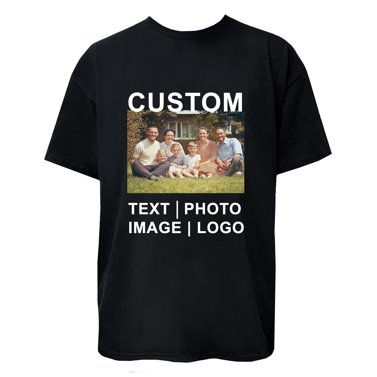 Custom Personalized T Shirt / Hoodie / Sweatshirt Print Your Logo Photo Text