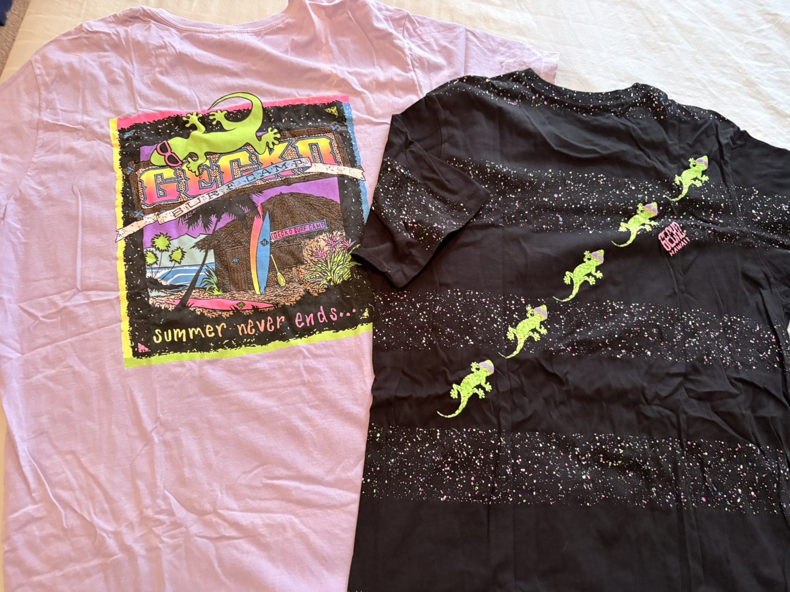 LOT OF 2 Gecko Hawaii Men’s Size XL Shirts EUC