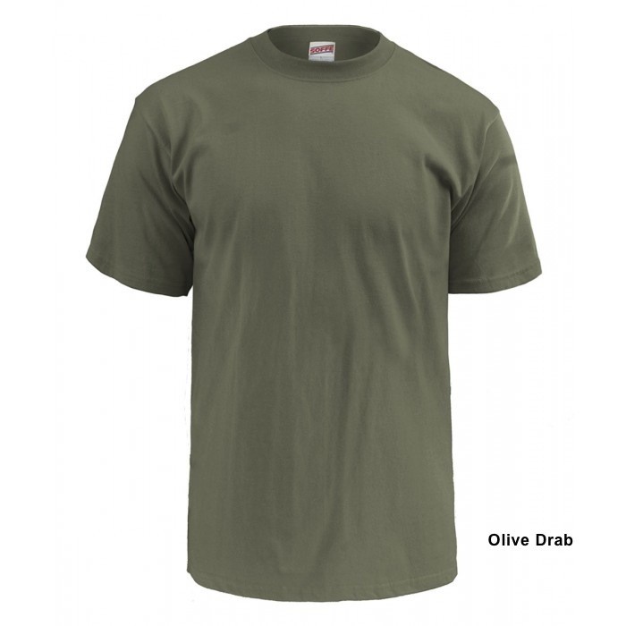 MILITARY USMC OD GREEN T-SHIRTS M280 3PK SOFFE S M L XL 2XL 50/50 POLY COTTN NEW
