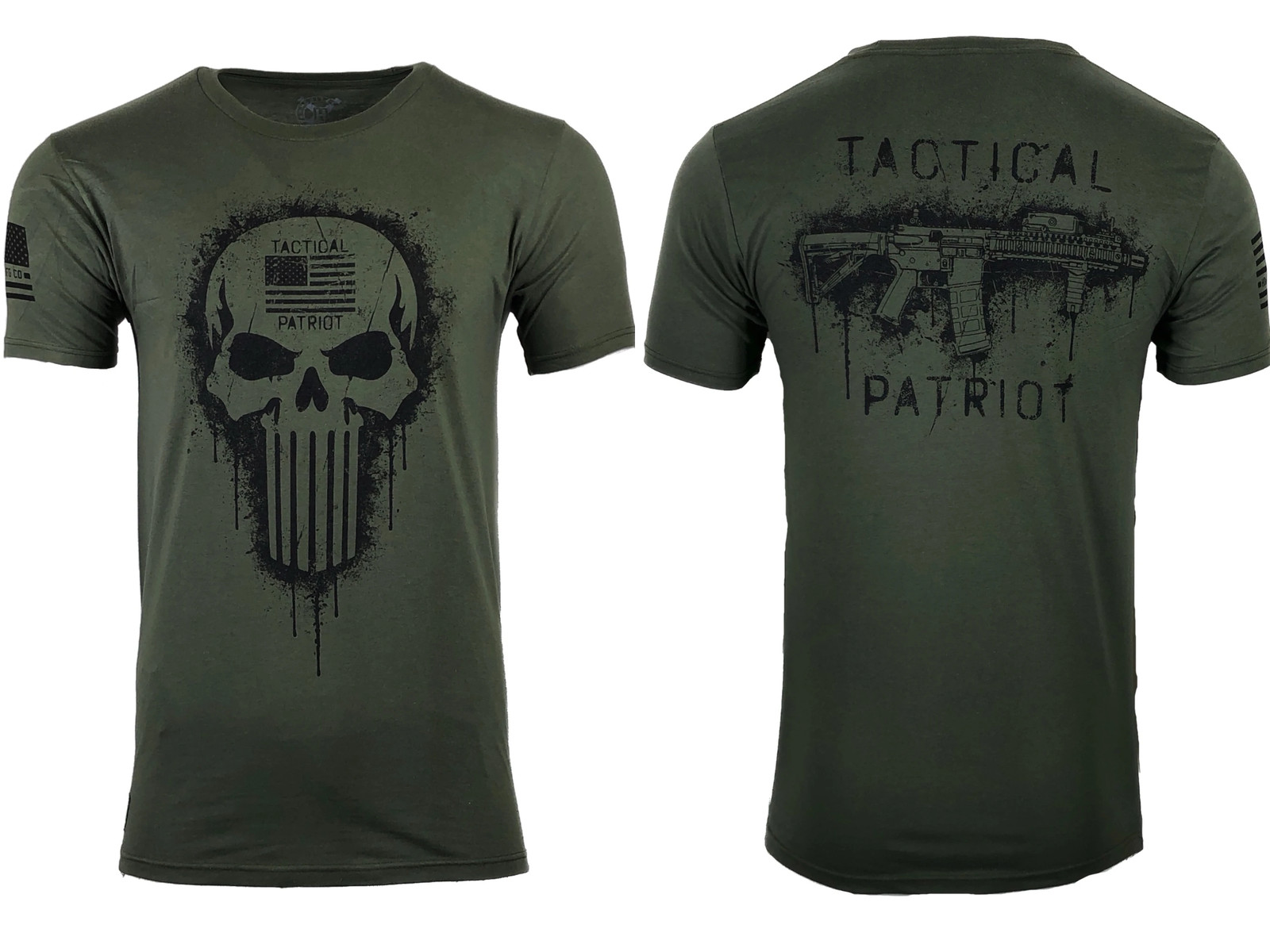 Howitzer Style Men’s T-Shirt TACTICAL PATRIOT Military Grunt Green S M L XL 2XL