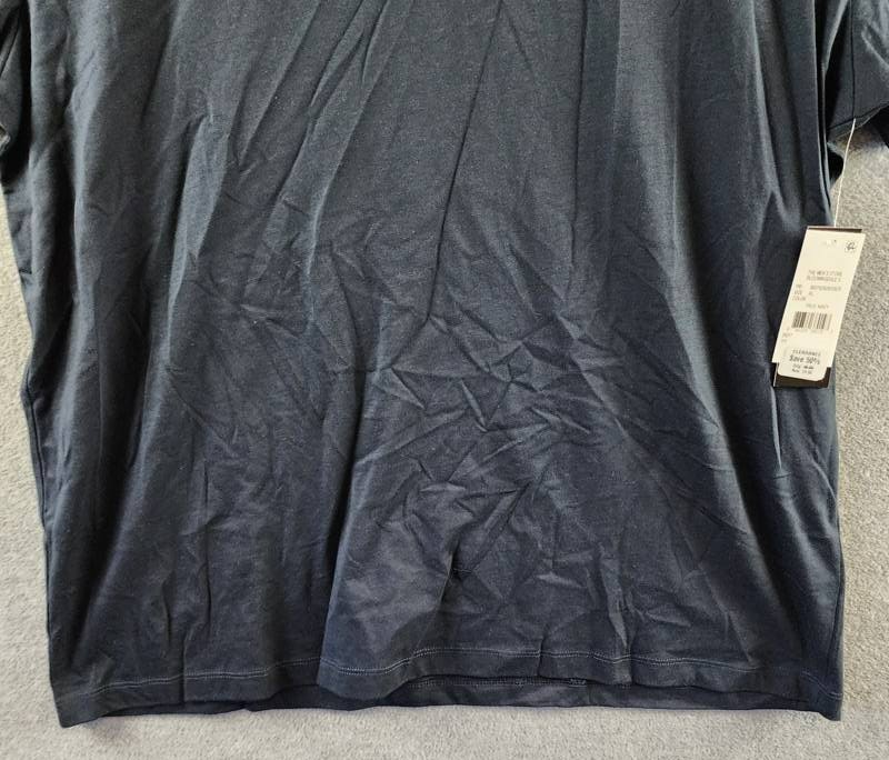 The Men’s Store at Bloomingdale’s Supima Cotton Tee Men’s XL True Navy Pullover
