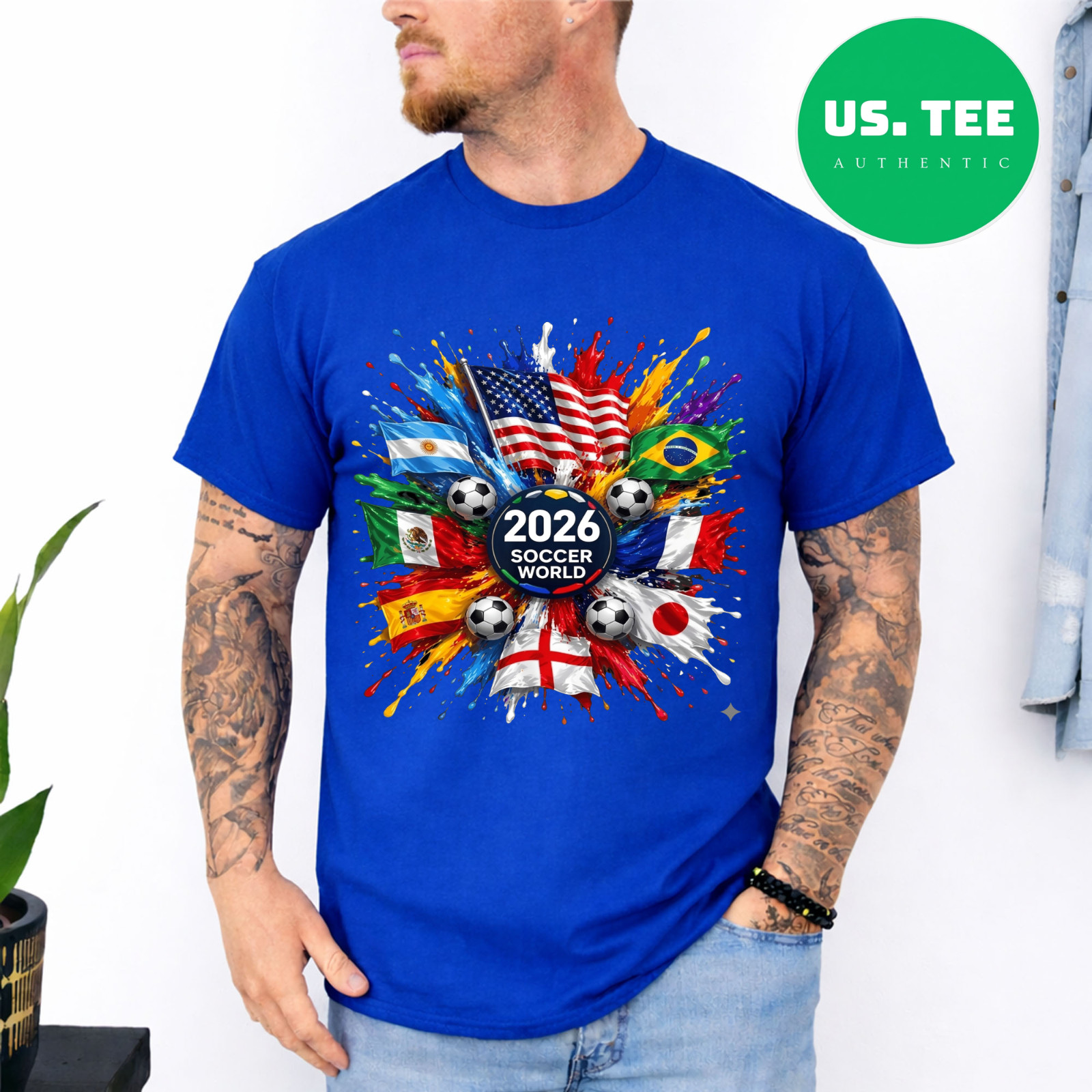 World Soccer 2026 Shirt, 2026 Cup USA Canada Mexico Adults Tshirt,Soccer Fan Tee