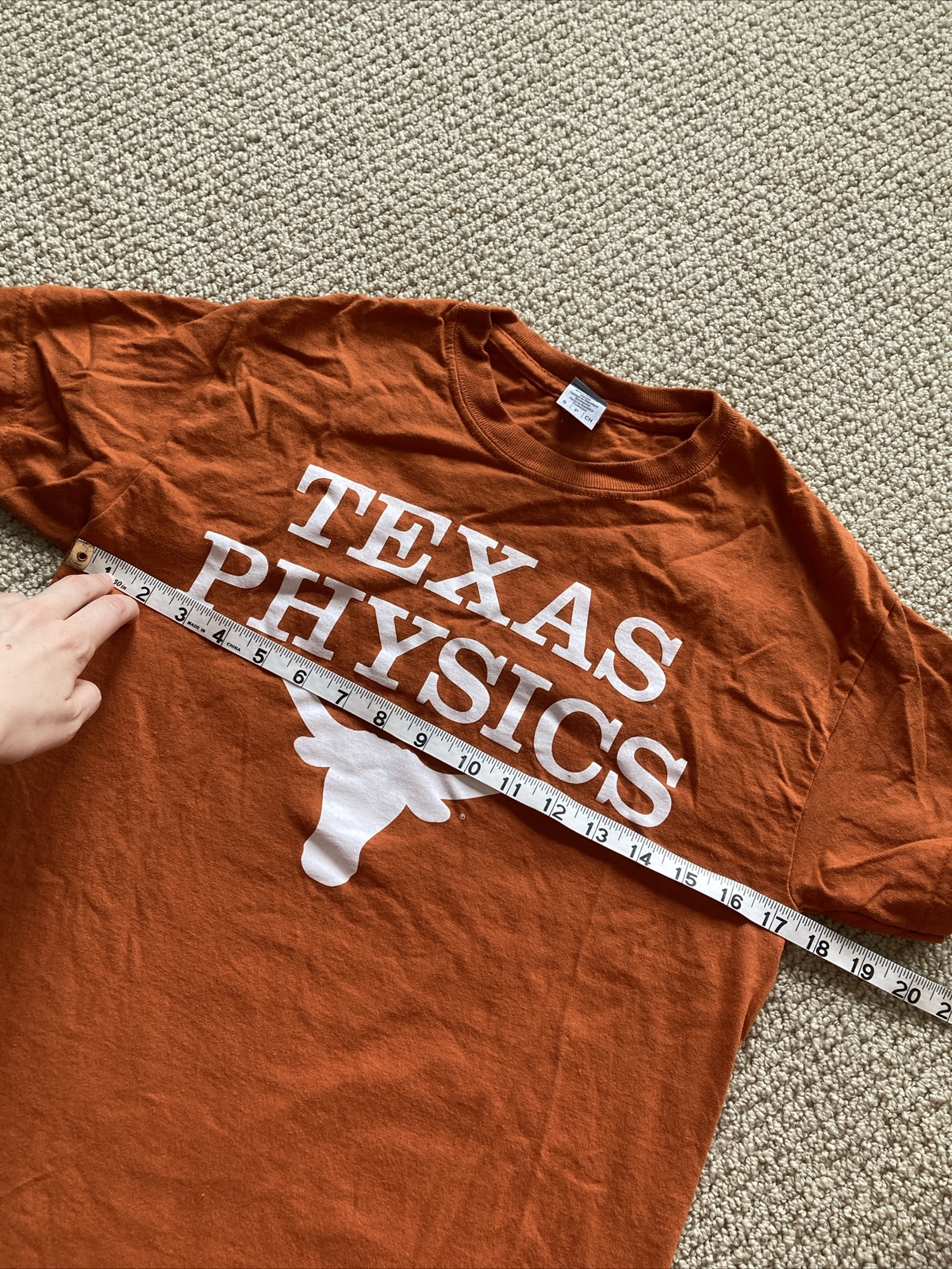 NEW Gildan Texas Physics UT Longhorns T-Shirt Size Small Unisex Burnt Orange