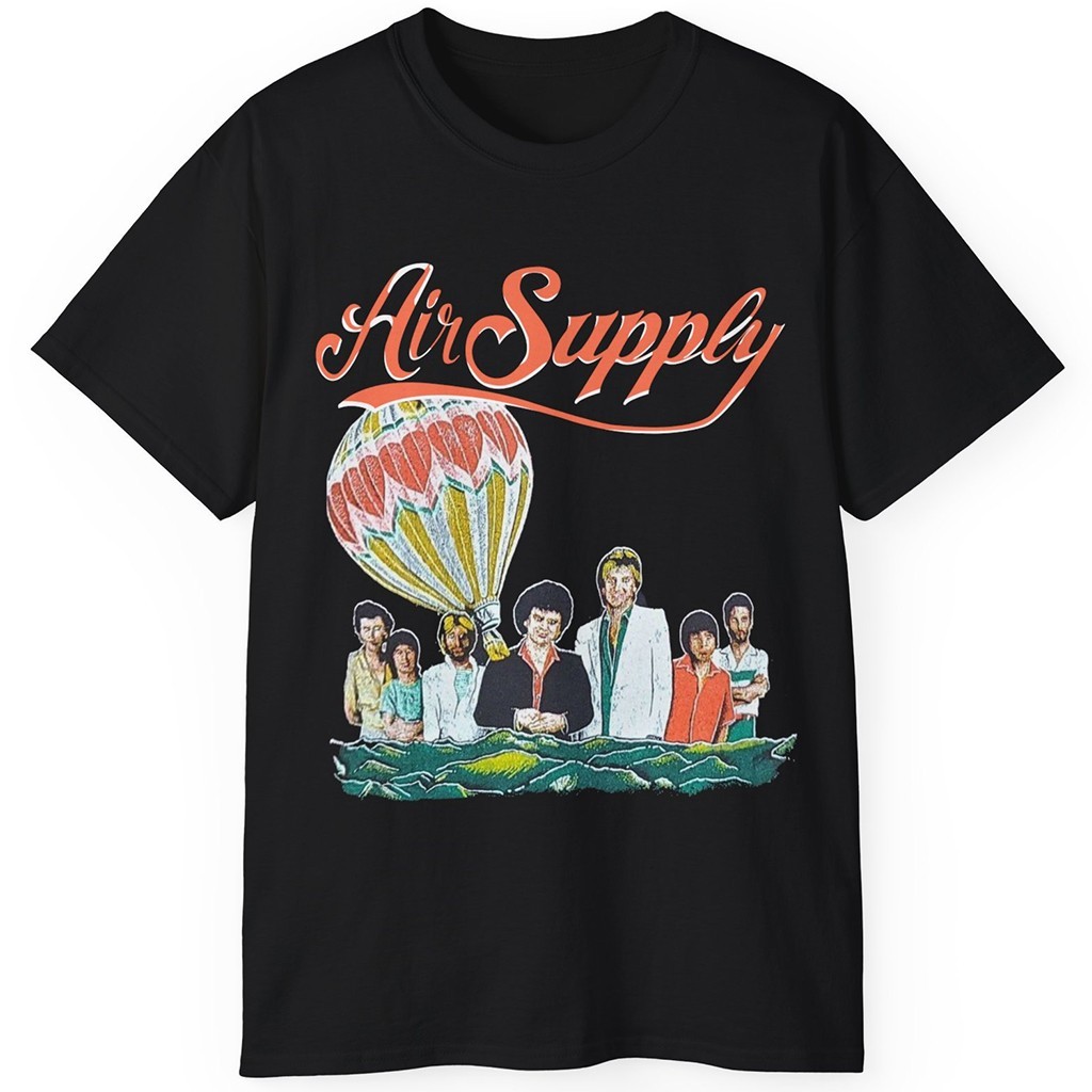 Rare Vintage 1981 Air Supply Shirt Hot Air Balloon All size shirt