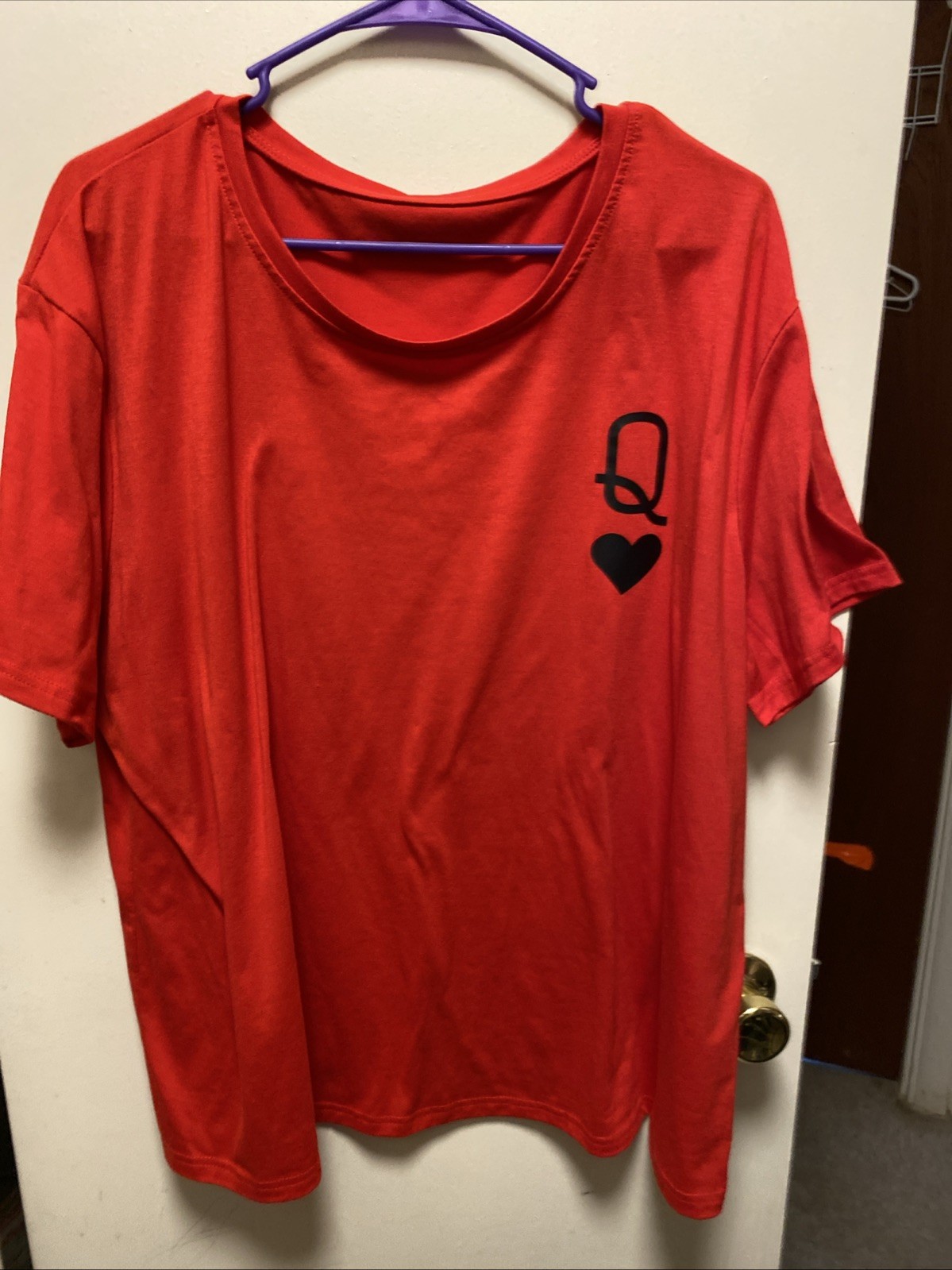 Queen Of Heart Red T-shirt 3X L