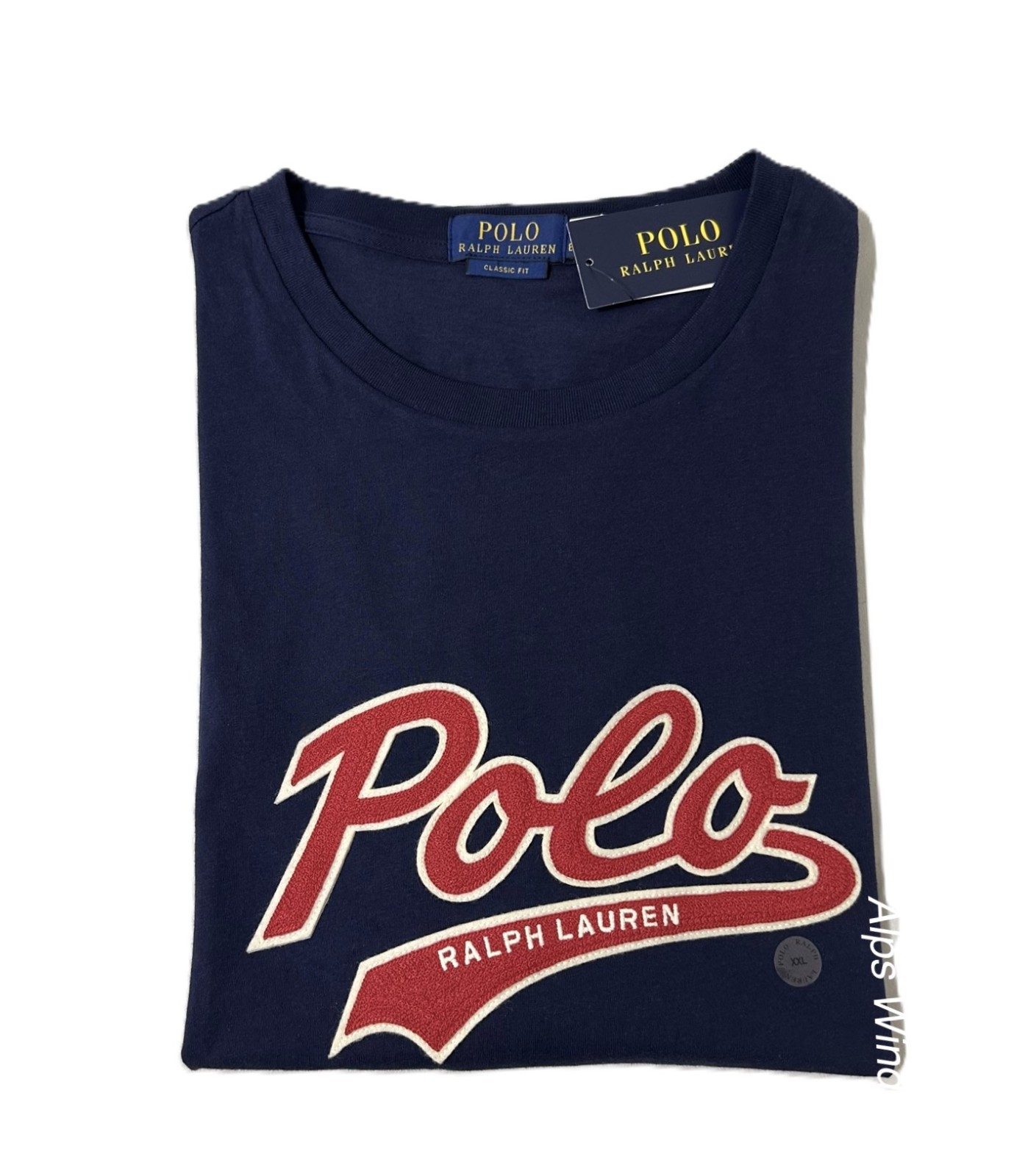 Polo Ralph Lauren Men’s Classic Fit Stitched Logo Pony T-Shirt Navy SZ. XXL NWT