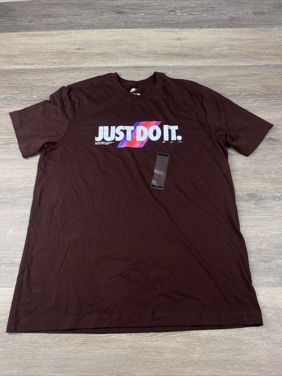 Nike Rainbow Just Do It JDI FQ8002-227 Size Large