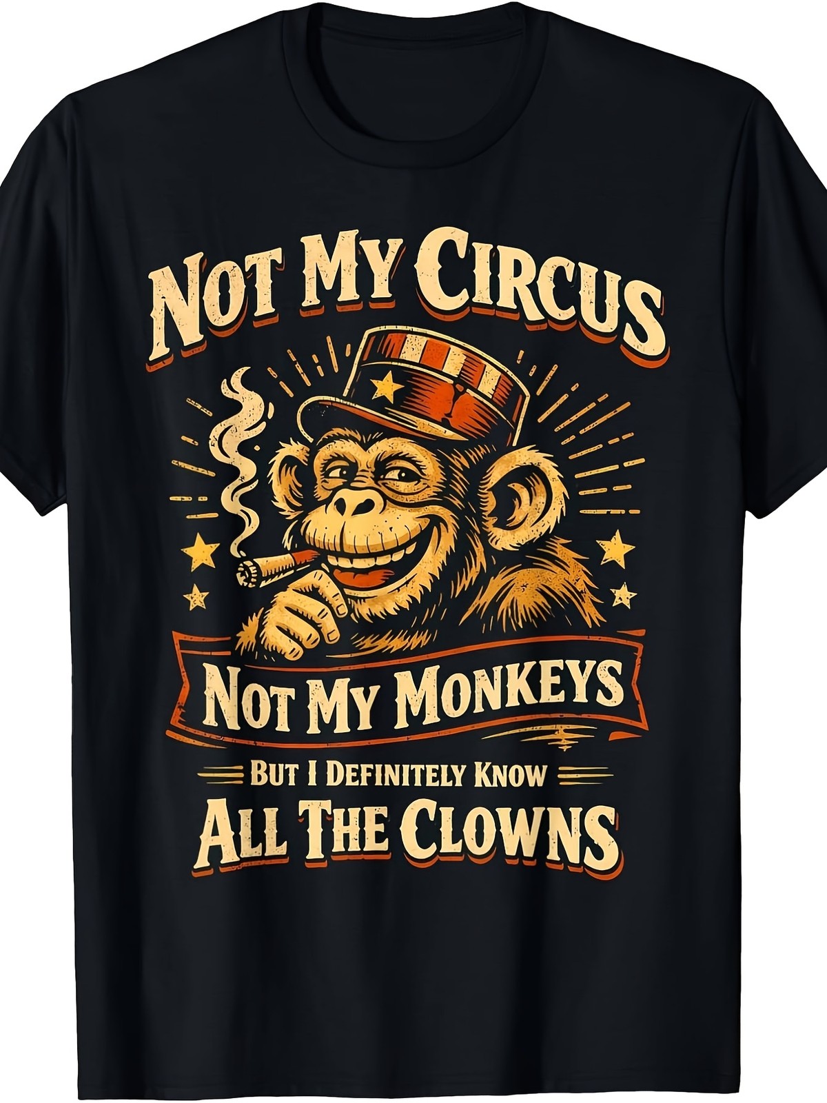 Not My Circus Not My Monkeys But I Know for all The Clowns Funny T-Shirt