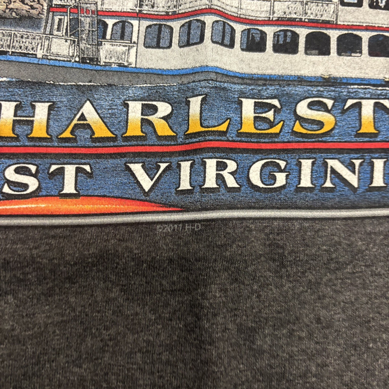 Men’s Harley Davidson Gray Grey Tank Top Sz S Charleston West Virginia WV