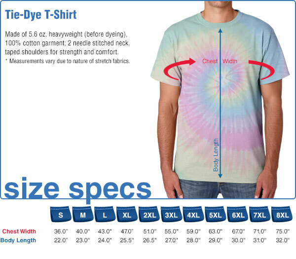 GRATEFUL DEAD-SPACE YOUR FACE-2 SD TIE DYE T-SHIRT S-M-L-XL-2X-3X-4X-5X-6X Wier
