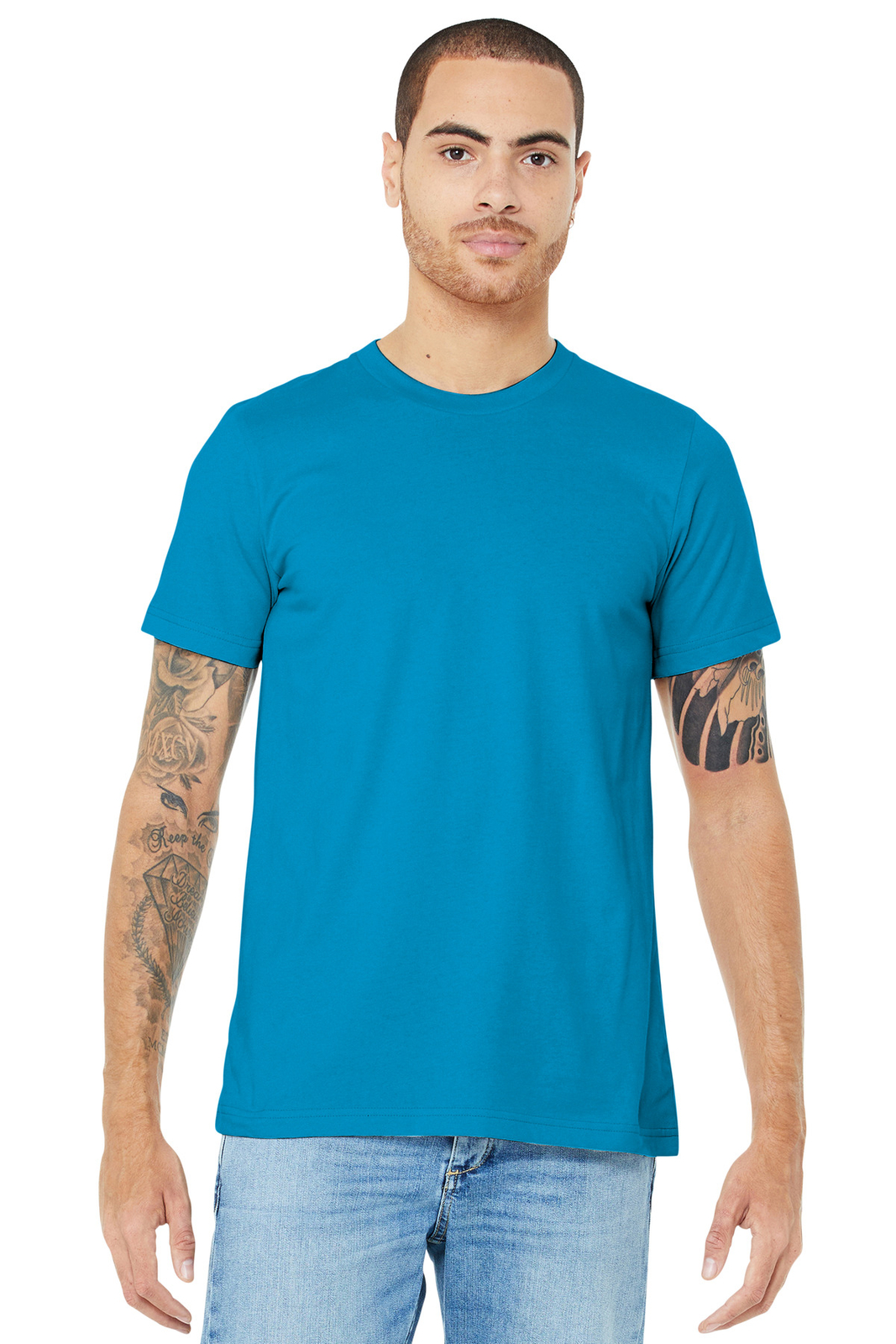 Pack Of 3 BELLA+CANVAS BC3001 Unisex Short Sleeve Crew Neck Stylish T-Shirt