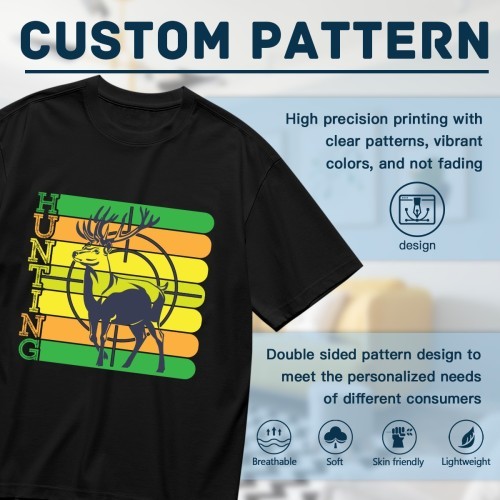 Women’S Round Neck T-shirt with Trendy and Kitten Design Casual, Machine Wash