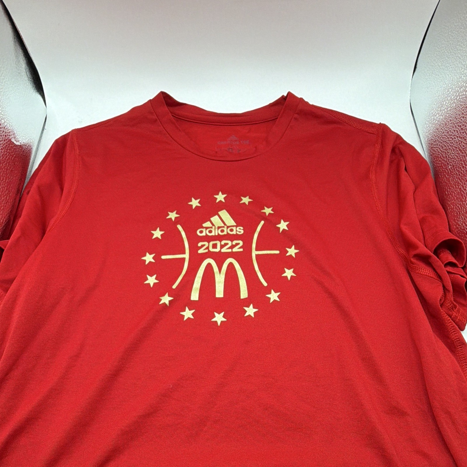 Adidas McDonald’s All American 2022 Creator Tee Men’s Large Red Chicago