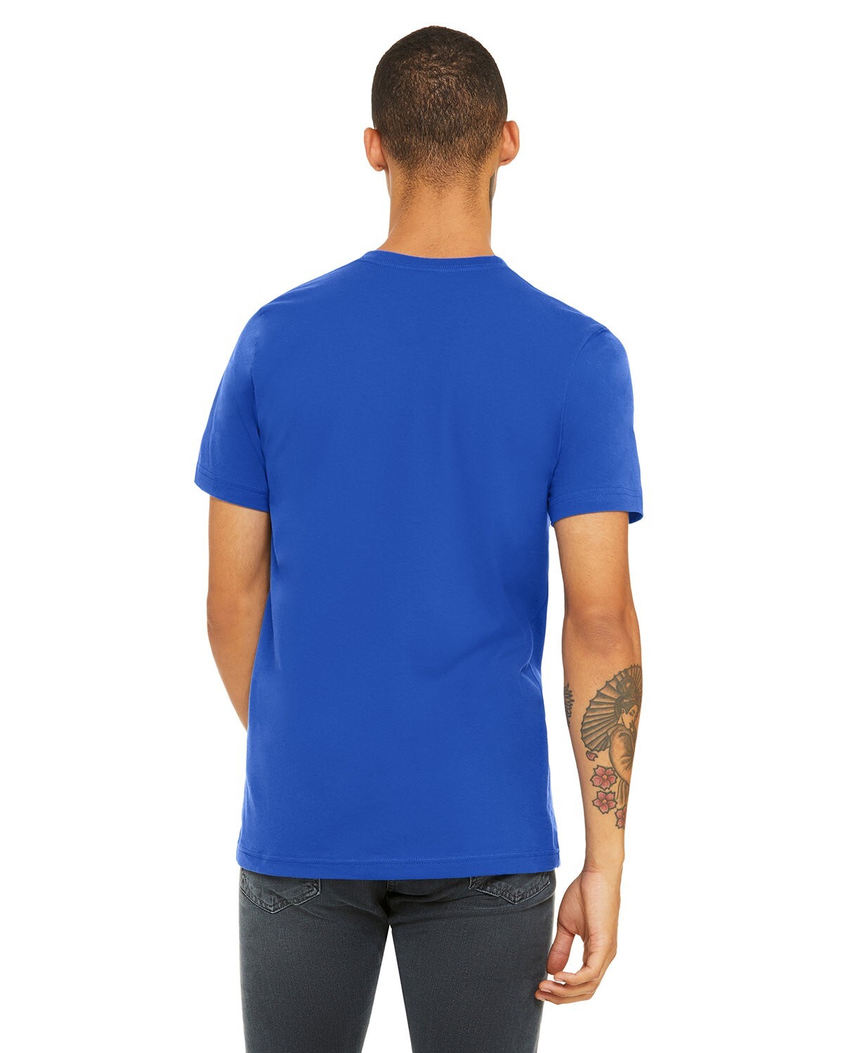 Bella + Canvas 3001C 3XL True Royal Cotton Jersey Tee Unisex Blue Tshirt
