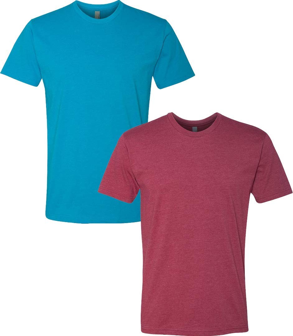 Next Level N6210 T-Shirt 2-Pack XL Turquoise-Cardinal