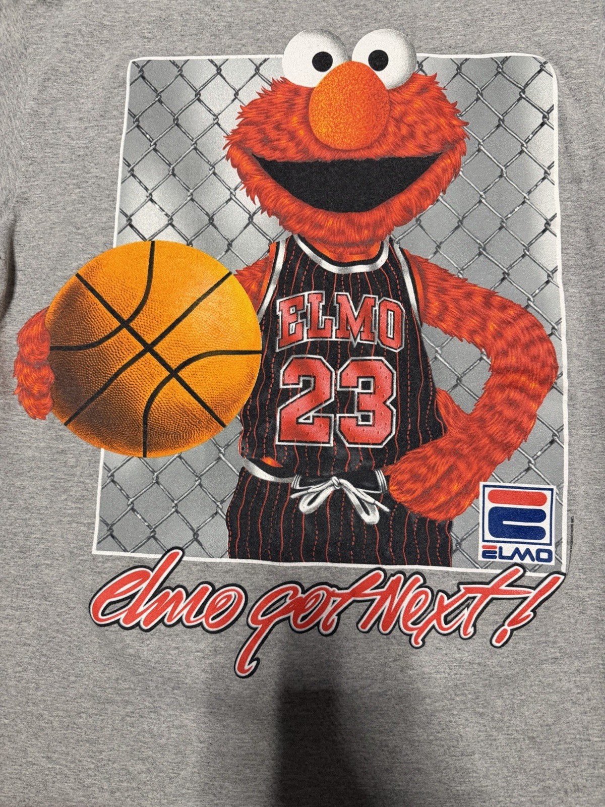 Vintage Elmo Fila Basketball Michael Jordan Funny 90s “Elmo Got Next” Shirt