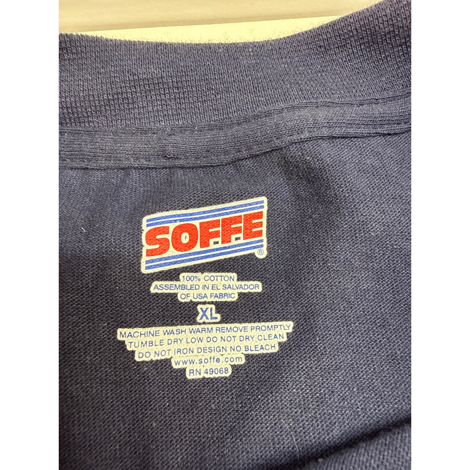 Soffe Mens Auburn 2010 Football National Champions T-Shirt Navy Blue XL