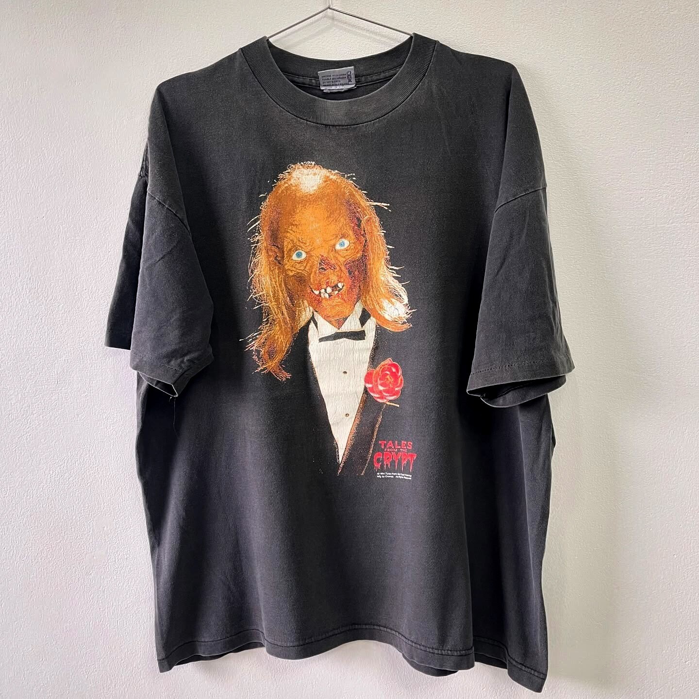 Rare Tale From The Crypt Horror Movie Basic black 90s T shirt NH18472