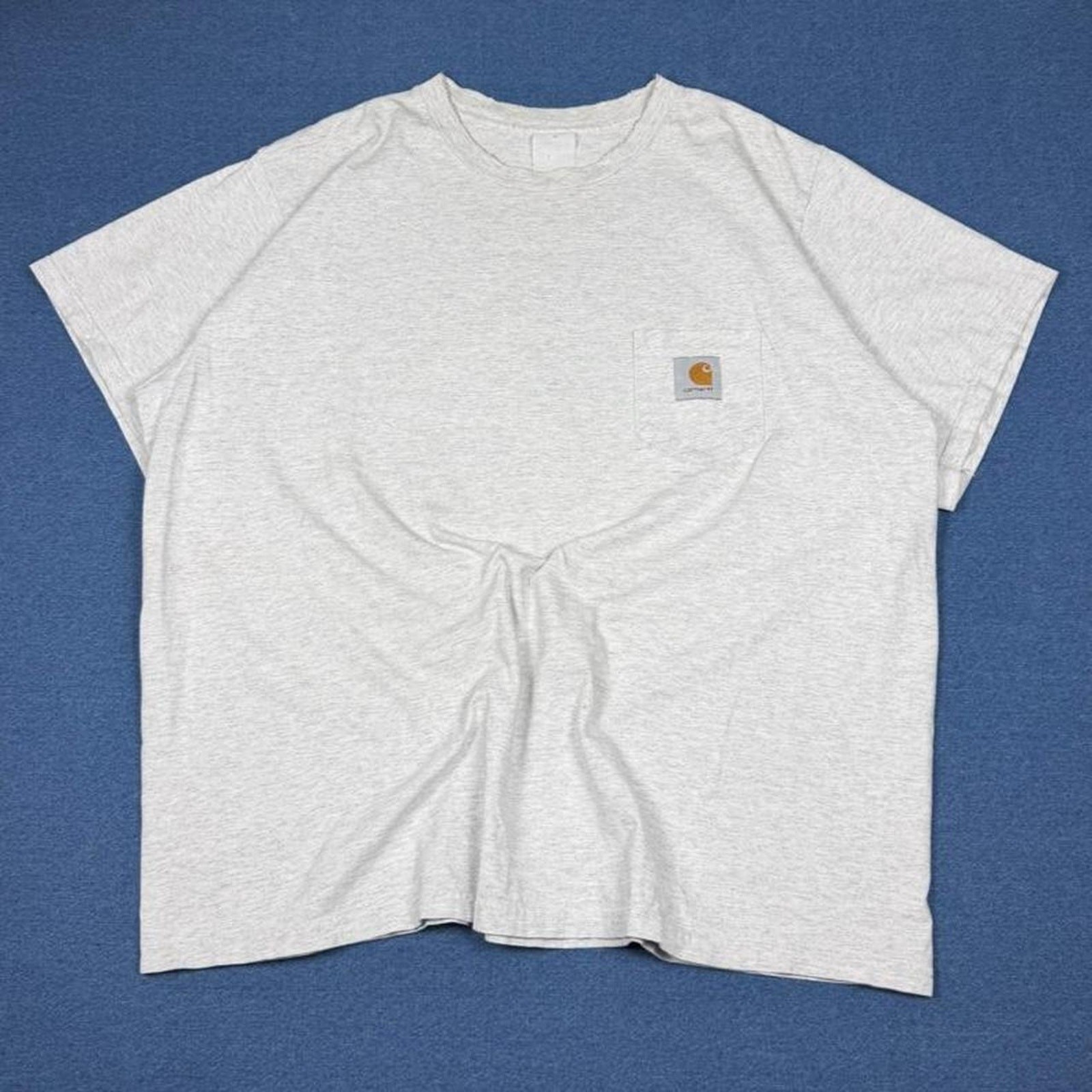 Worn grey carhartt pocket tee