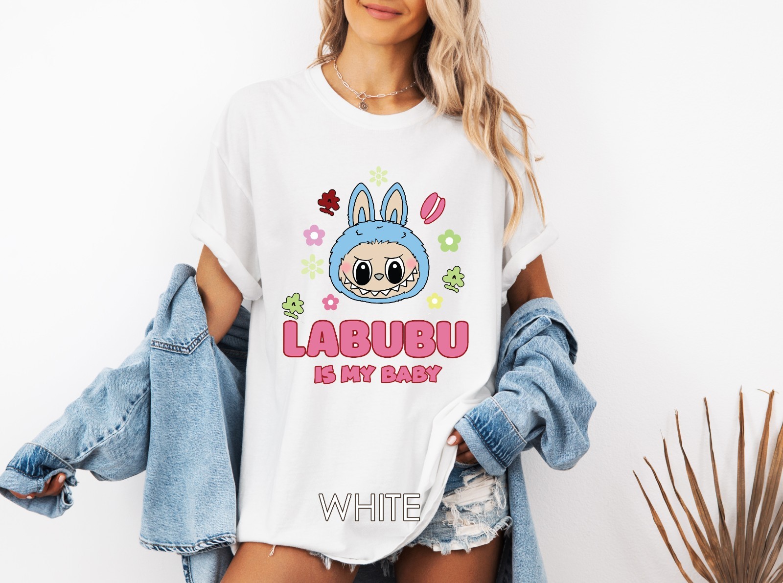 Labubu Is My Baby Shirt Labubu Graphic Shirt Funny Labubu Lover Tee The Monsters
