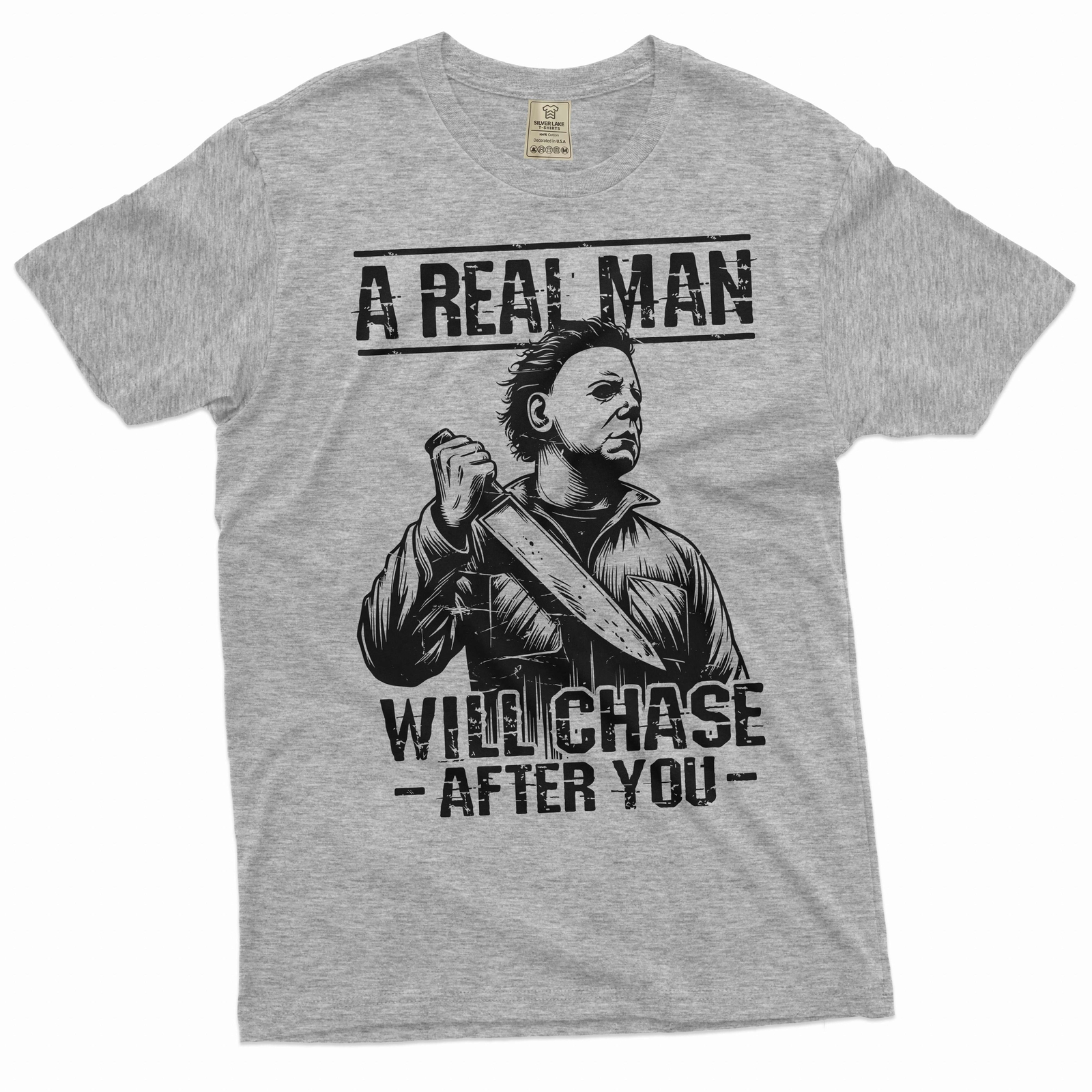 Men’s Scary Halloween Shirt Horror Movie Tee Serial Killer T-Shirt For Him Men