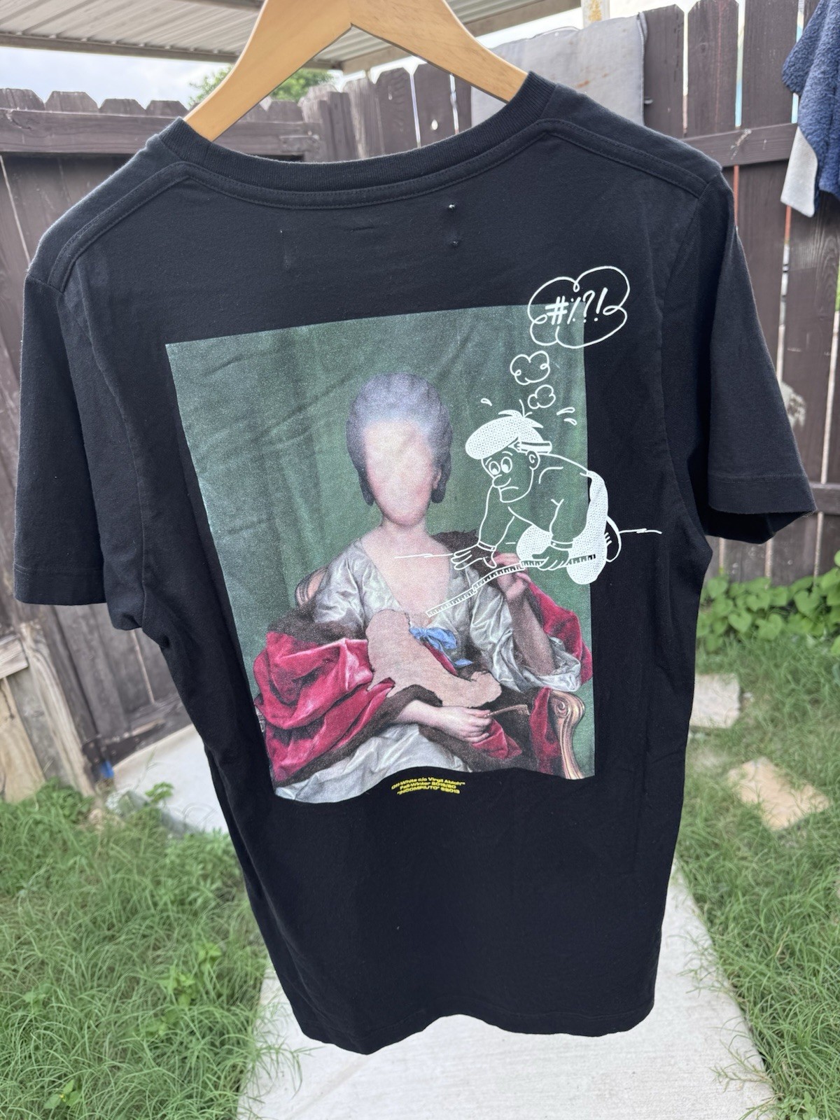 Off-White Mariana De Silva T Shirt Men Size M Black