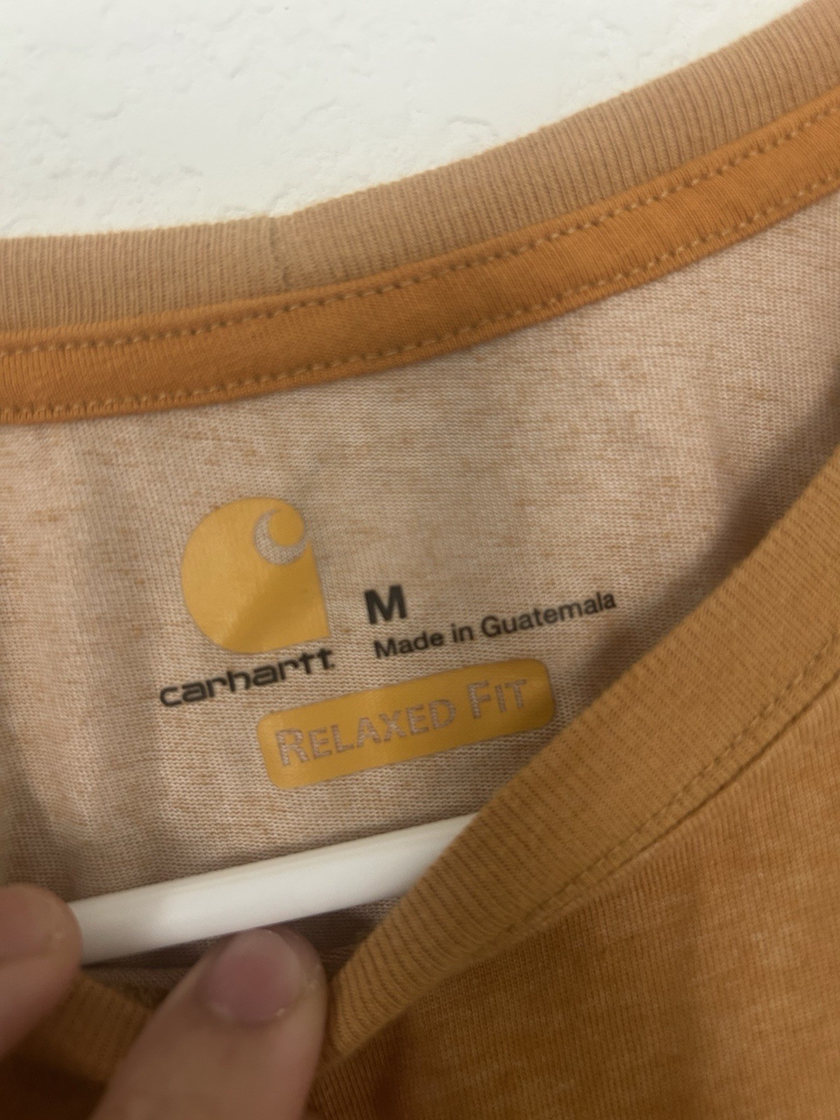 Carhartt Force Relaxed Fit Red Pocket Tee Crew Neck Short Sleeve Men’s S