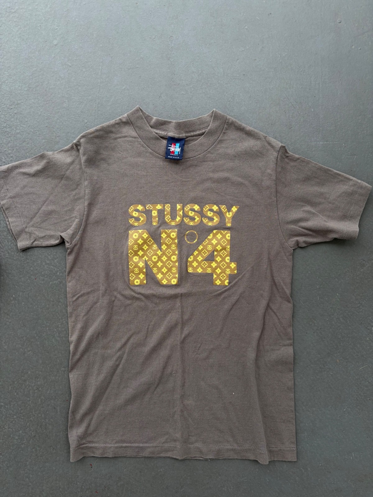 stussy LV monogram bootleg tee 2001