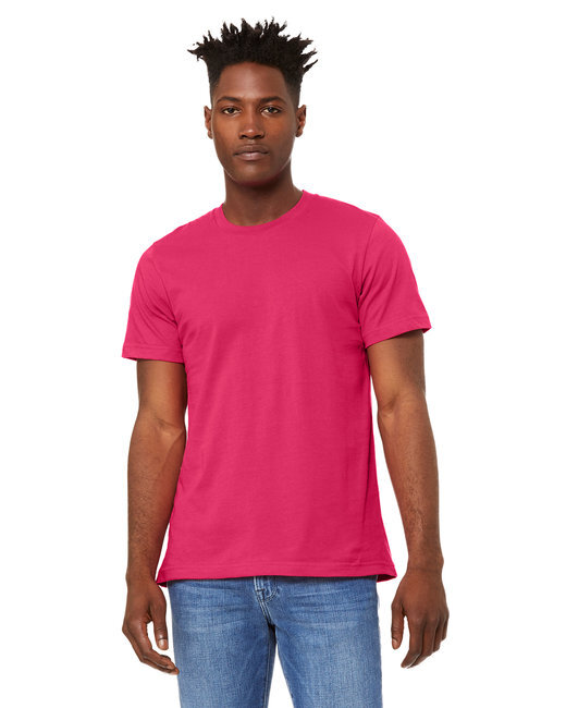 Bella + Canvas 3001C Unisex Short Sleeve Tear Away Label Jersey Tee Top T-Shirt