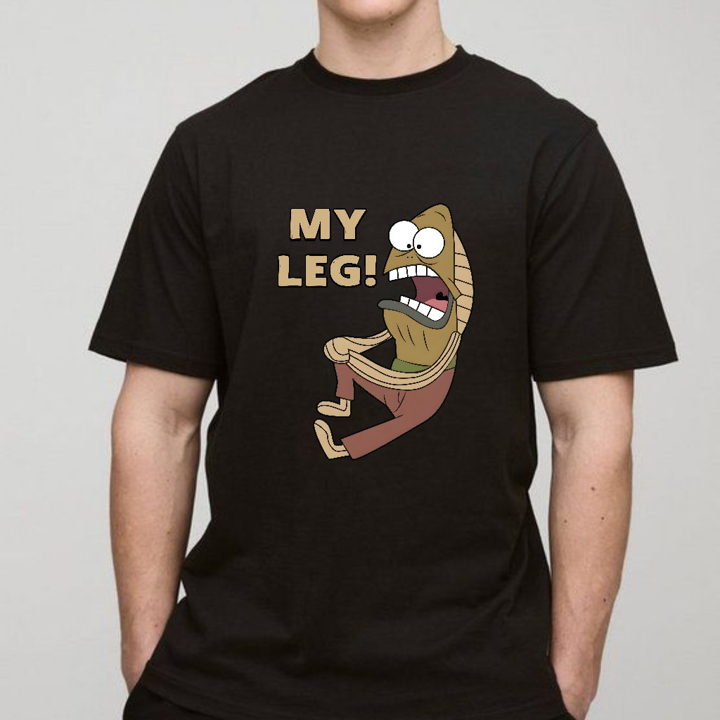 SpongeBob SquarePants Fred the Fish My Leg T-Shirt – Fun Cartoon Design
