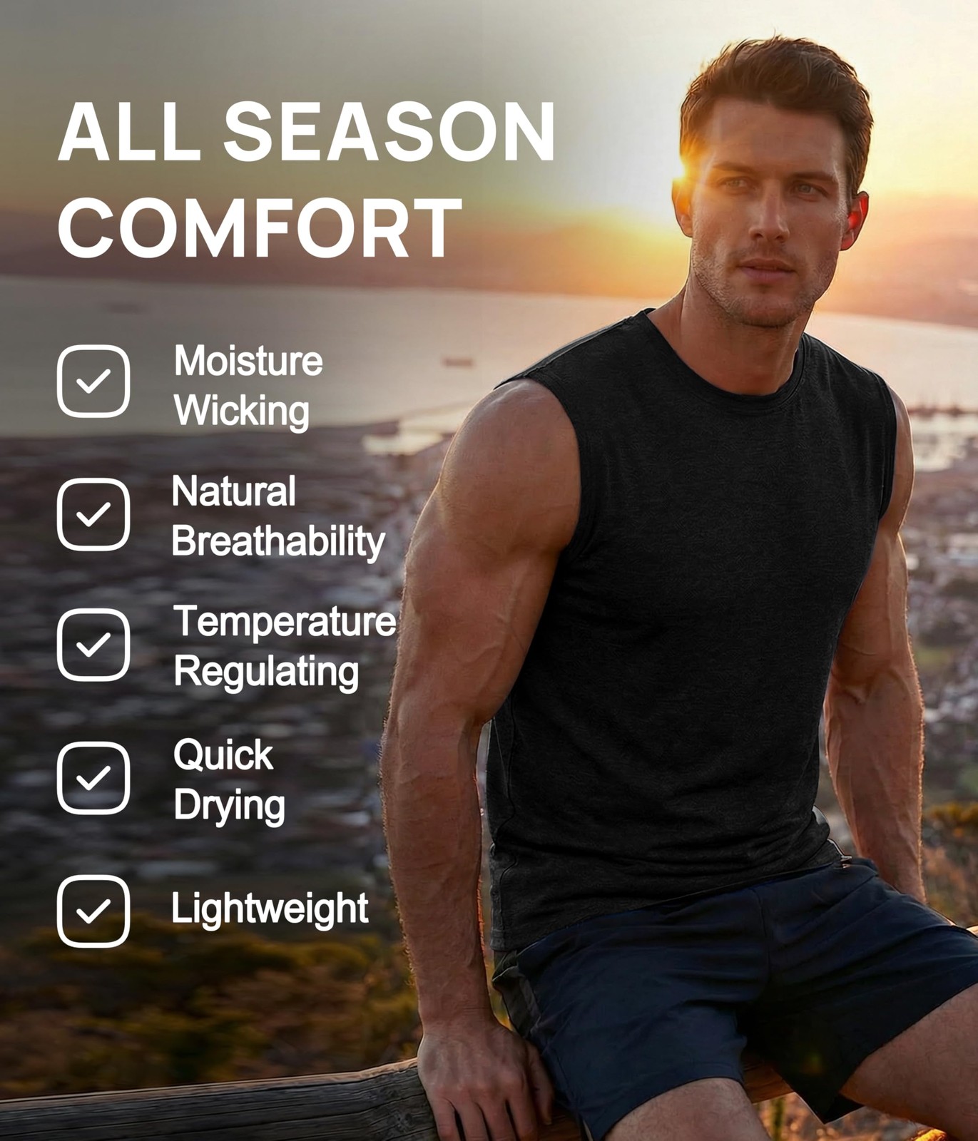 Men’s Merino Wool Tank: So Comfy, Your Other Shirts Will Be Jealous (2-Pack)